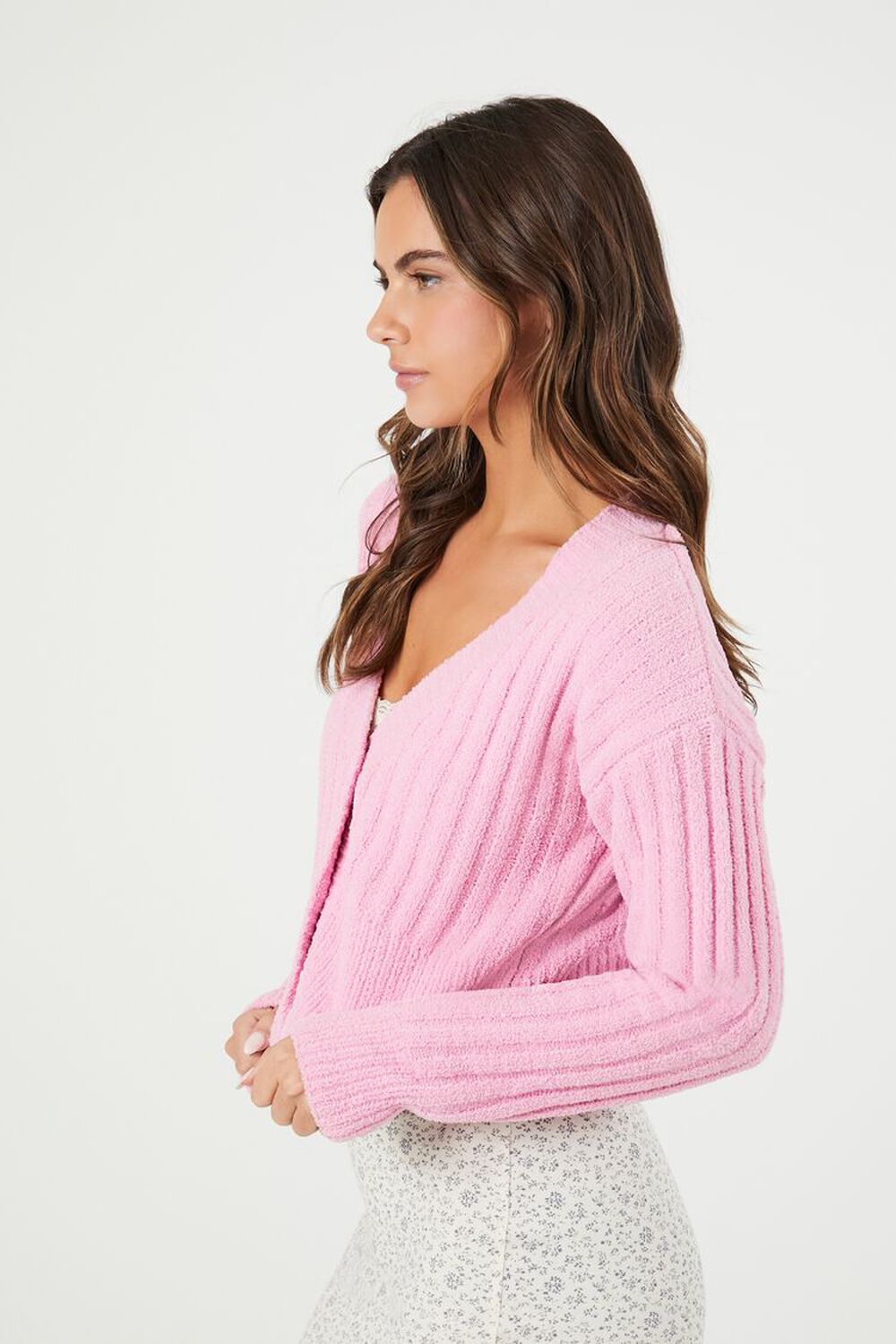 Cropped Cardigan Sweater